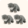 Pallas Cat Plush 3PCS