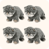 Pallas Cat Plush 4PCS